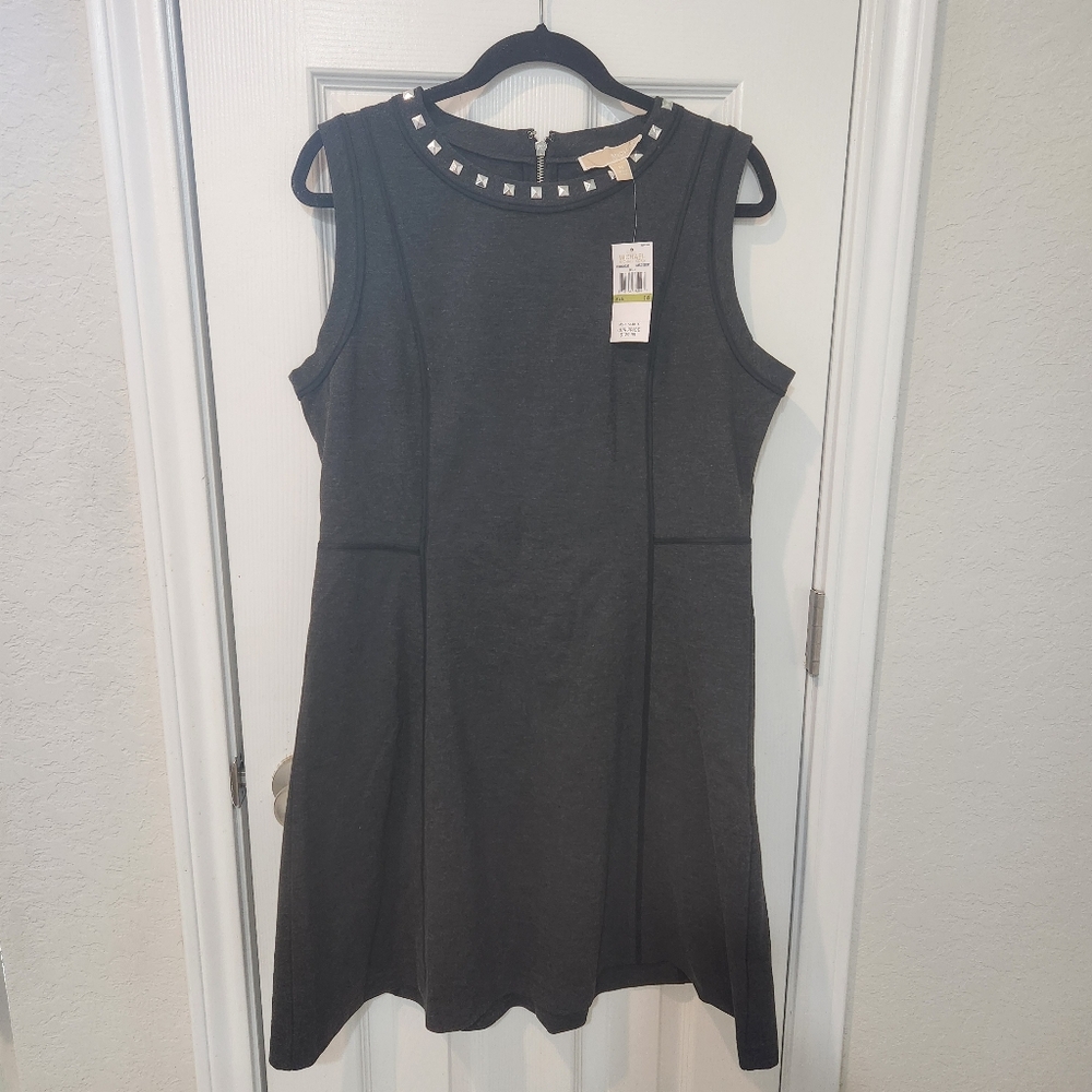 Gray Sleeveless Dress